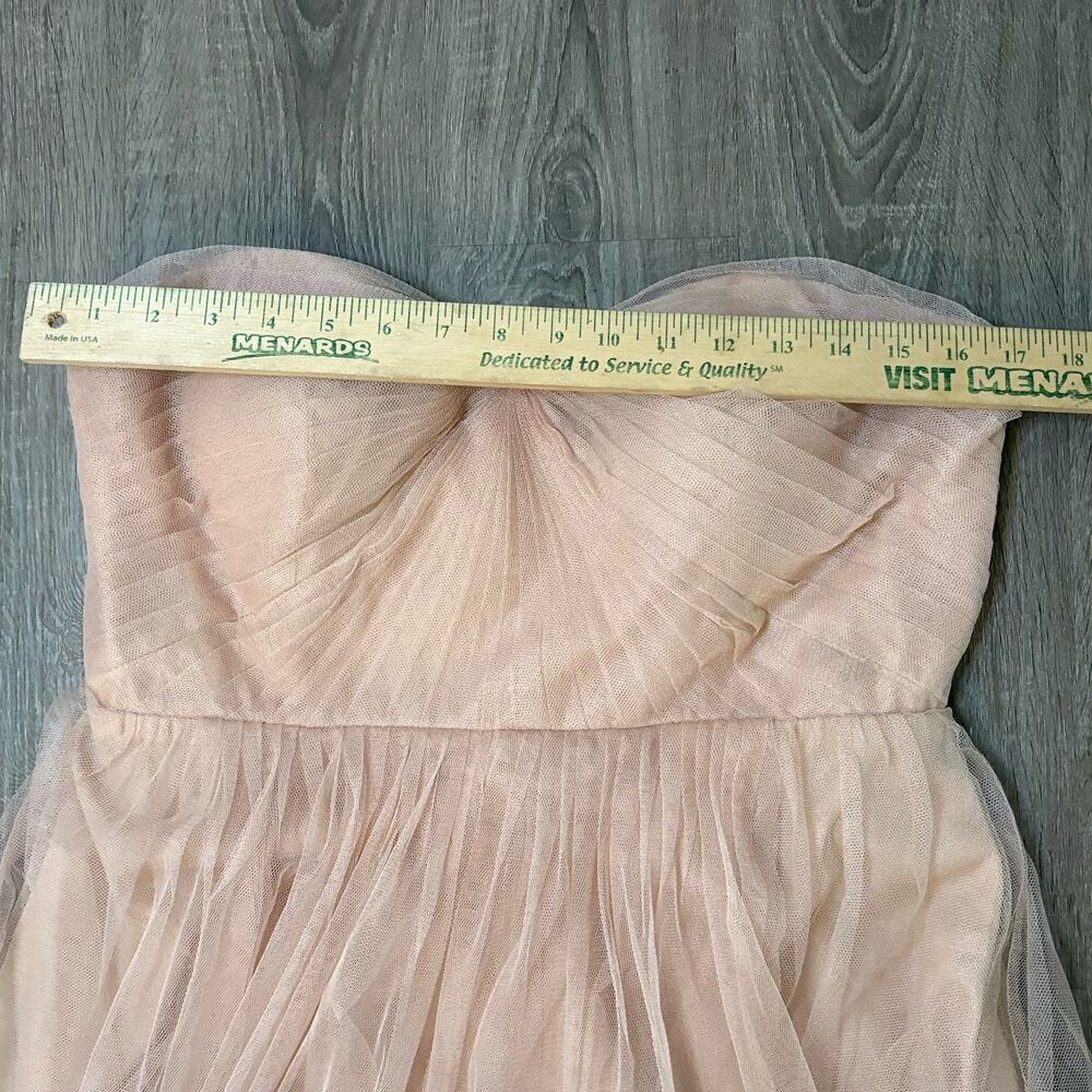 Jenny Yoo Collection Maia Convertible Strapless Tulle Dress Blush Size 14 - Picture 8 of 12